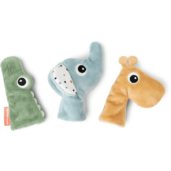 Done By Deer™ Fingerpuppenset 3 Stück Deer Friends Farbmix 3 Done By Deer™ Fingerpuppenset 3 Stück Deer Friends Farbmix