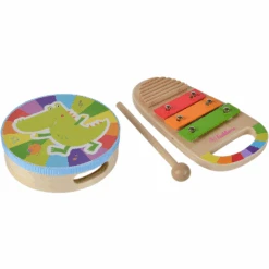 Eichhorn Musik Set Trommel Und Xylo