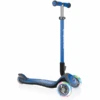 GLOBBER Scooter ELITE DELUXE LIGHTS Mit Leuchtrollen, Navy-blau -Toy Land Verkauf globber scooter elite deluxe lights mit leuchtrollen navy blau a268721