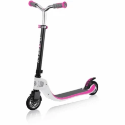 GLOBBER Scooter FLOW FOLDABLE 125 Weiß-neon Pink