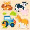 Goki Einlegepuzzle Bauernhoftiere 1 Goki Einlegepuzzle Bauernhoftiere -Toy Land Verkauf goki einlegepuzzle bauernhoftiere a305590
