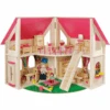 Howa® Puppenhaus Klappbar Inkl. 21-tlg. Möbelset Und 4 Puppen -Toy Land Verkauf howa puppenhaus klappbar inkl 21 tlg moebelset und 4 puppen a260254