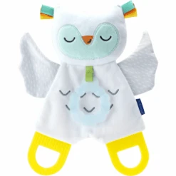 Infantino Glow-in-the-Dark Kuschel- Beißring-Eule