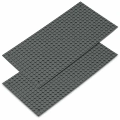 Katara Bauplatte 2er Set 12x25cm / 16x32 Pins, Dunkelgrau