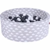 Knorr Toys® Bällebad Soft - "Grey White Clouds" - 300 Balls Grey/creme -Toy Land Verkauf knorr toys baellebad soft grey white clouds 300 balls grey creme a296476