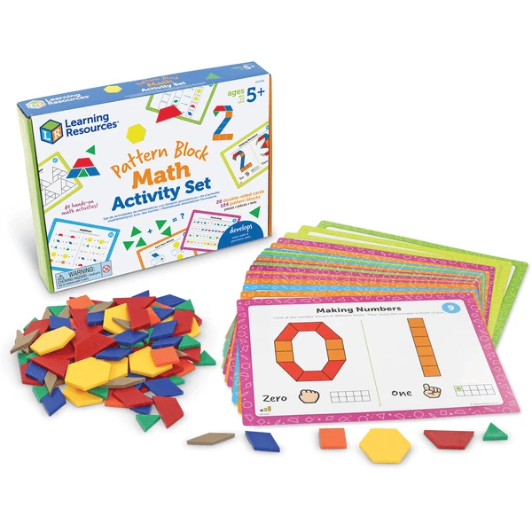 Learning Resources® Pattern Block Math Activity Set 3 Learning Resources® Pattern Block Math Activity Set