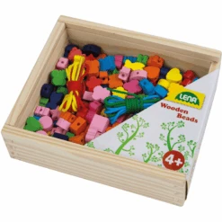 LENA Kreativ - Holzperlen Holzkiste