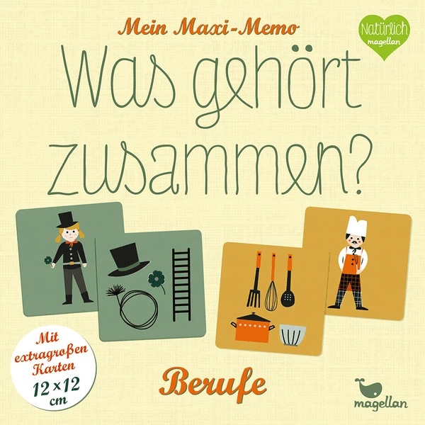 Magellan Verlag Mein Maxi-Memo - Was Gehört Zusammen? - Berufe 3 Magellan Verlag Mein Maxi-Memo - Was Gehört Zusammen? - Berufe