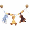 NatureZoo Of Denmark Gehäkelte Kinderwagenkette Mit Affe, Giraffe Und Elefant -Toy Land Verkauf naturezoo of denmark gehaekelte kinderwagenkette mit affe giraffe und elefant a330637