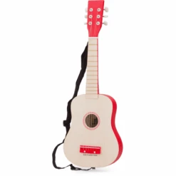New Classic Toys® New Classic Toys Gitarre - DeLuxe - Natur/Rot