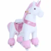 PonyCycle® Pink Unicorn Mit Bremse - Klein -Toy Land Verkauf ponycycle pink unicorn mit bremse klein a313691