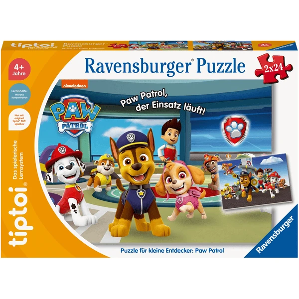 Ravensburger Tiptoi® Puzzle Für Kleine Entdecker: Paw Patrol 3 Ravensburger Tiptoi® Puzzle Für Kleine Entdecker: Paw Patrol