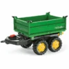 ROLLY TOYS Rolly®toys RollyMega Trailer, JD Grün, 122004 -Toy Land Verkauf rollytoys rollymega trailer jd gruen 122004 a046621