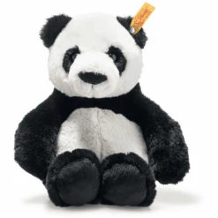 Steiff Soft Cuddly Friends Ming Panda 27 Cm, Weiß/schwarz